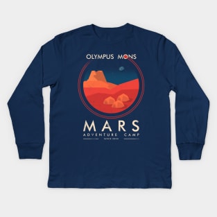 Mars adventure camp Kids Long Sleeve T-Shirt